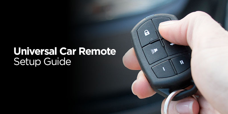 Universal Car Remote Setup Guide